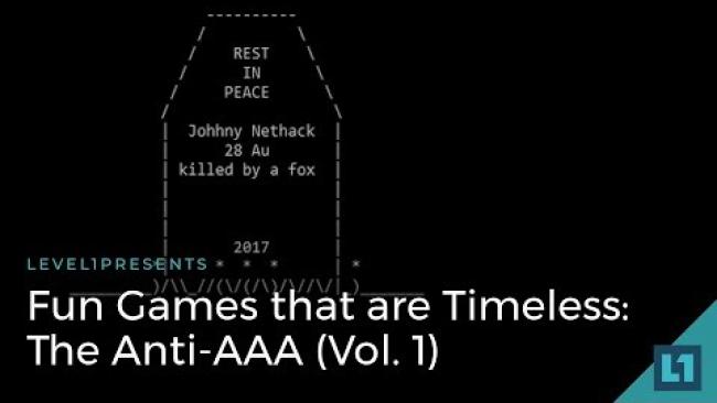 Embedded thumbnail for Fun Games that are Timeless: The Anti-AAA (Vol. 1)