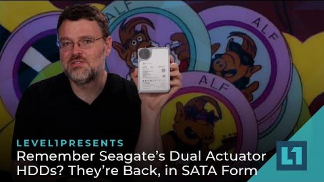 Embedded thumbnail for Remember Seagate’s Dual Actuator HDDs? They’re Back, in SATA Form