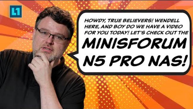 Embedded thumbnail for Checking Out The Minisforum N5 Pro NAS: Excelsior!