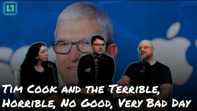 Embedded thumbnail for L1 Links W/ Friends Show June 4 2025: Tim Cook and the Terrible, Horrible, No Good, Very Bad Day