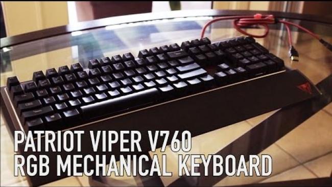 Embedded thumbnail for Patriot Viper V760 Mechanical RGB Gaming Keyboard Review