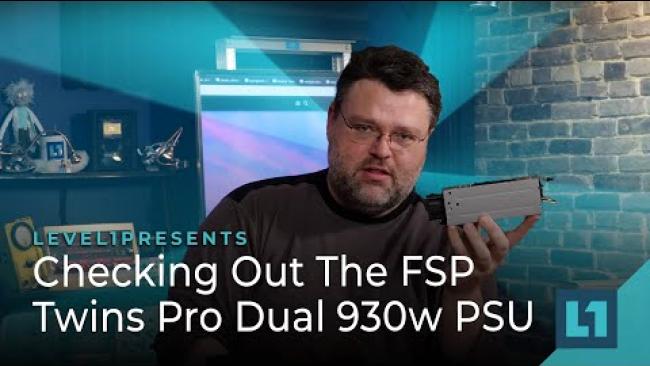 Embedded thumbnail for Checking Out The FSP Twins Pro Dual 930w PSU!