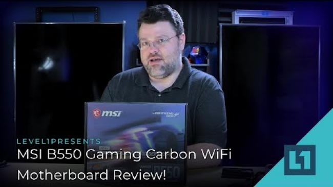 Embedded thumbnail for MSI B550 Gaming Carbon WiFi - Motherboard Review!