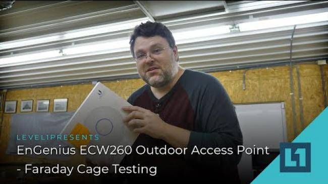 Embedded thumbnail for EnGenius ECW260 Outdoor Access Point - Faraday Cage Testing