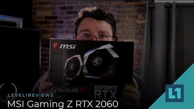 Embedded thumbnail for MSI Gaming Z RTX 2060 Review + Benchmarks!