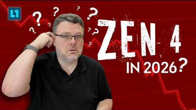 Embedded thumbnail for AMD&amp;#039;s NEW Zen 4  in 2026? Reviewing and Benchmarking the 7700x3D
