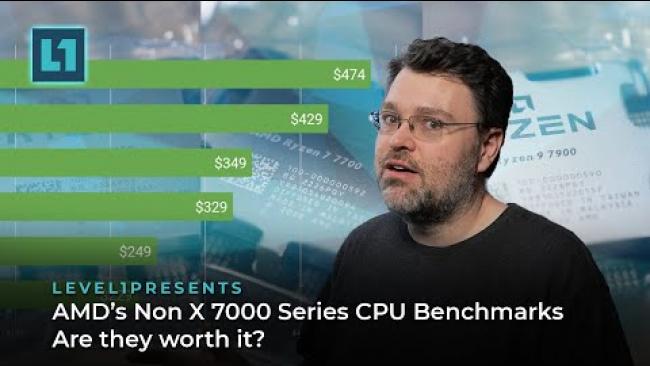 Embedded thumbnail for AMD&amp;#039;s Non X 7000 Series CPU Benchmarks. Are they worth it?