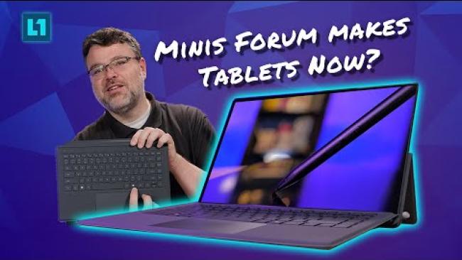 Embedded thumbnail for Minis Forum V3 3in1 Tablet