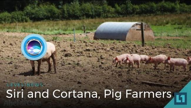 Embedded thumbnail for Level1 News February 20 2018: Siri &amp;amp; Cortana, The Pig Farmers