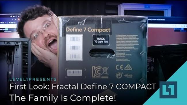 Embedded thumbnail for First Look: Fractal Define 7 COMPACT - The Family Is Complete!
