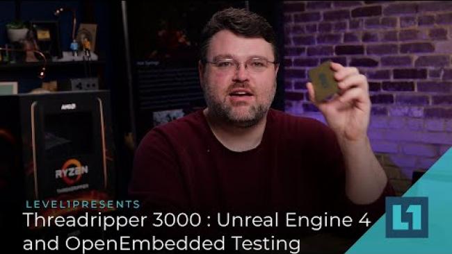 Embedded thumbnail for Threadripper 3000 : Unreal Engine 4 and OpenEmbedded Testing 3990X