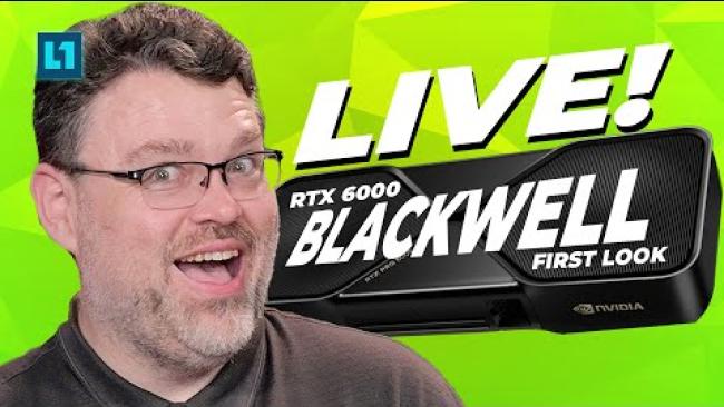Embedded thumbnail for Live: Kicking it with RTX 6000 Blackwell. 600 watts, 96gb ram