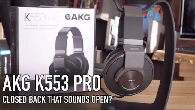 Embedded thumbnail for AKG K553 Pro Studio Headphone - Closed Open Back?