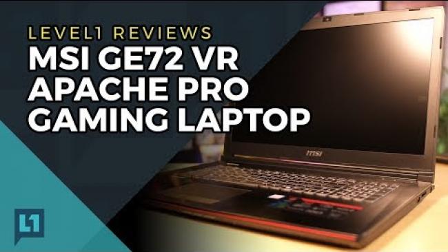 Embedded thumbnail for MSI GE72 VR Apache Pro Gaming Laptop Review + Linux Test