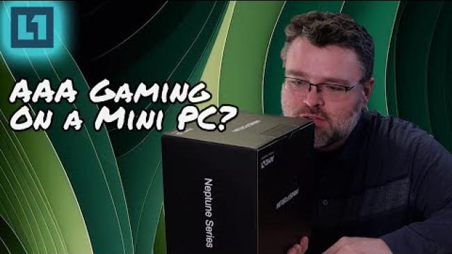 Embedded thumbnail for Can This Mini PC Play AAA Games? Checking Out The Minisforum Neptune HX100G