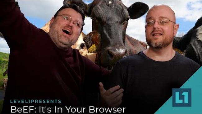 Embedded thumbnail for BeEF: It&amp;#039;s In Your Browser.