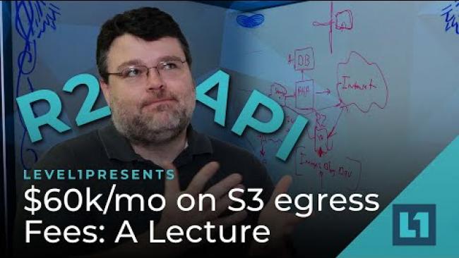 Embedded thumbnail for $60k/mo on S3 egress Fees: A Lecture