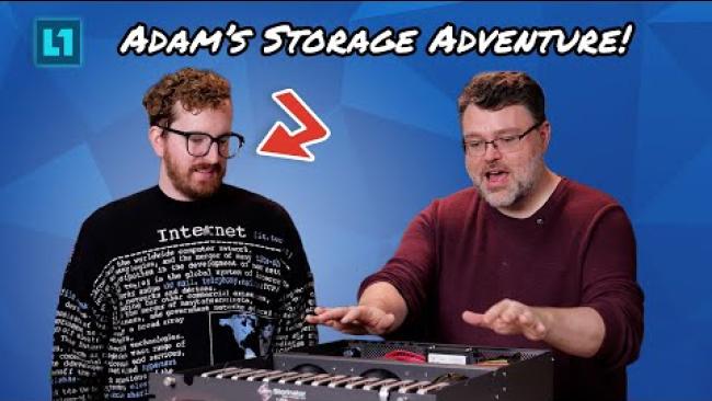 Embedded thumbnail for Adam and Wendell&amp;#039;s Storage Adventure feat. EposVox!