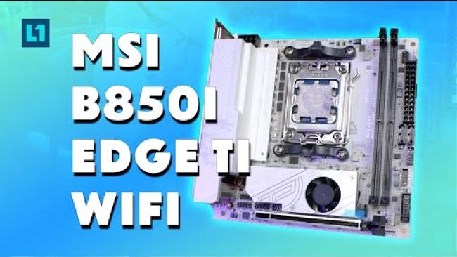 Embedded thumbnail for MSI B850I Edge TI WIFI Motherboard Review