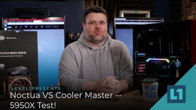 Embedded thumbnail for Noctua VS Cooler Master -- 5950X Test!