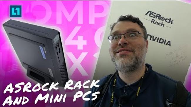 Embedded thumbnail for Checking Out ASRock&amp;#039;s Mini PCs and Superpowered Rack Servers @ Computex 2024!