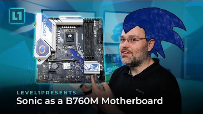 Embedded thumbnail for Sonic as a B760M Motherboard