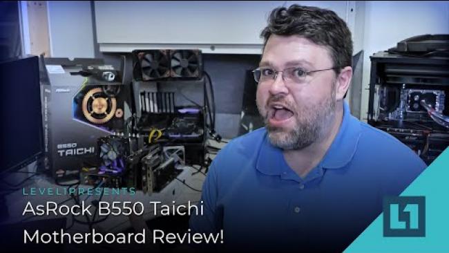Embedded thumbnail for AsRock B550 Taichi Motherboard Review!