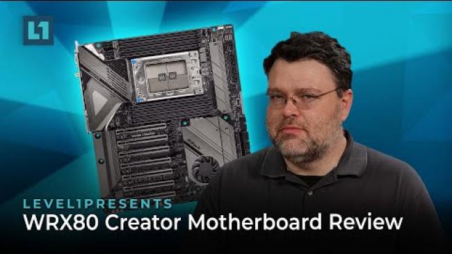 Embedded thumbnail for ASRock WRX80 Creator Motherboard Review
