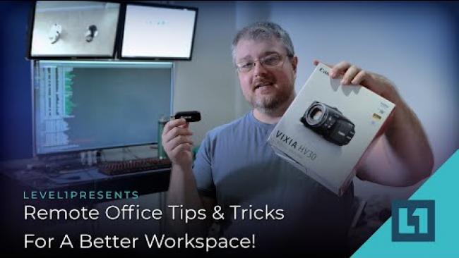Embedded thumbnail for Remote Office Tips &amp;amp; Tricks For A Better Work-space!