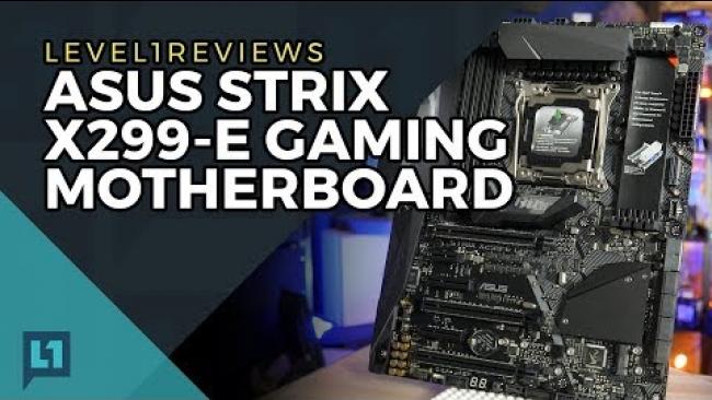 Embedded thumbnail for ASUS Strix X299-E Gaming Motherboard Review