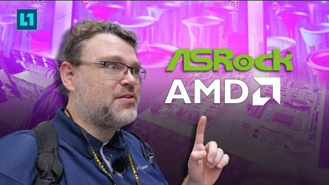 Embedded thumbnail for Checking out ASRock&amp;#039;s AMD Servers, Ryzen Motherboards, and Monitors @ Computex 2024!