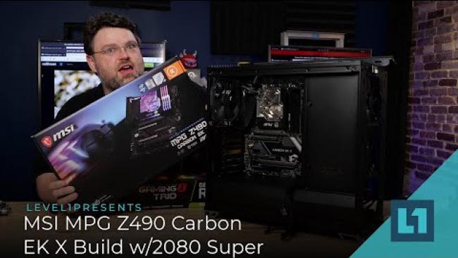 Embedded thumbnail for MSI MPG Z490 Carbon EK X Build w/2080 Super