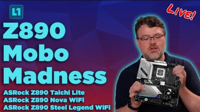 Embedded thumbnail for Live - Z890 Motherboard Unboxings And Chat!