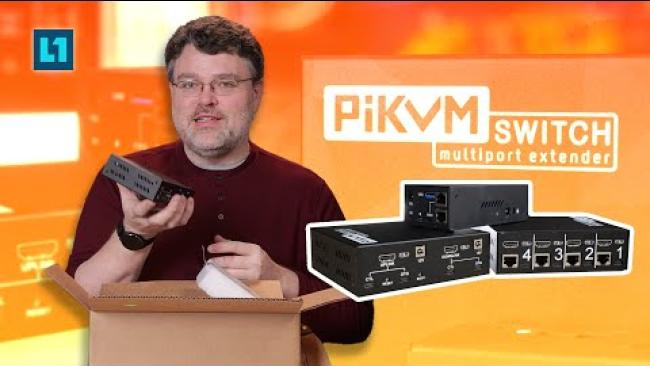 Embedded thumbnail for PiKVM Switch Multiport Extender Review