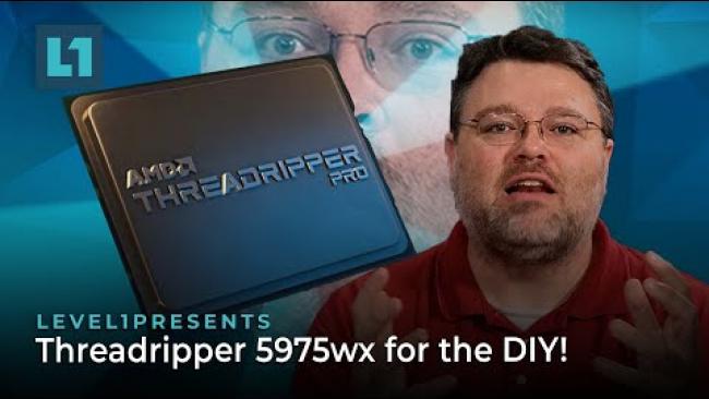 Embedded thumbnail for Threadripper 5975wx for the DIY! Tested and Overclocked