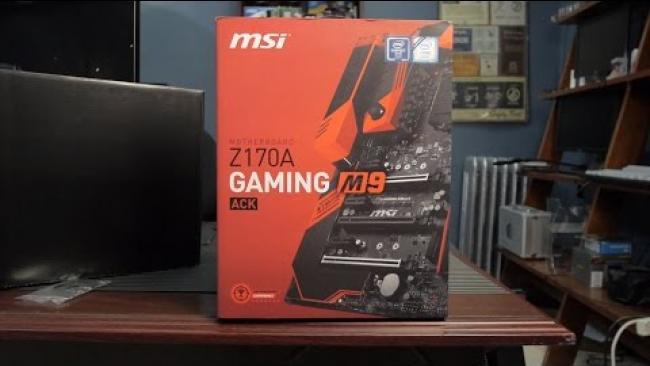 Embedded thumbnail for MSI Z170A Gaming M9 ACK - Overview and Test