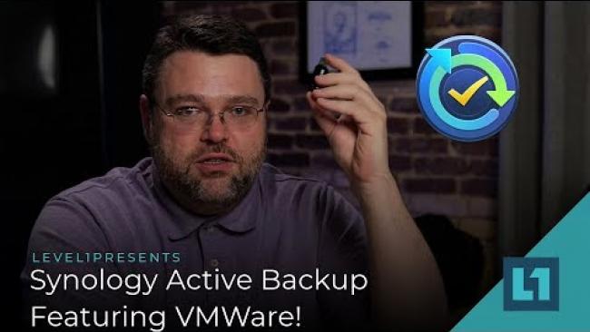 Embedded thumbnail for Synology Active Backup: Free VMWare Backup And Restore!