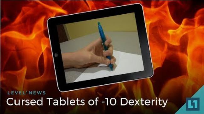 Embedded thumbnail for L1 News (Crypto, Weirdness): Cursed Tablets of -10 Dexterity -- 2018-03-09