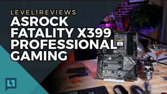 Embedded thumbnail for ASRock Fatal1ty X399 Professional Gaming Review + Linux Test