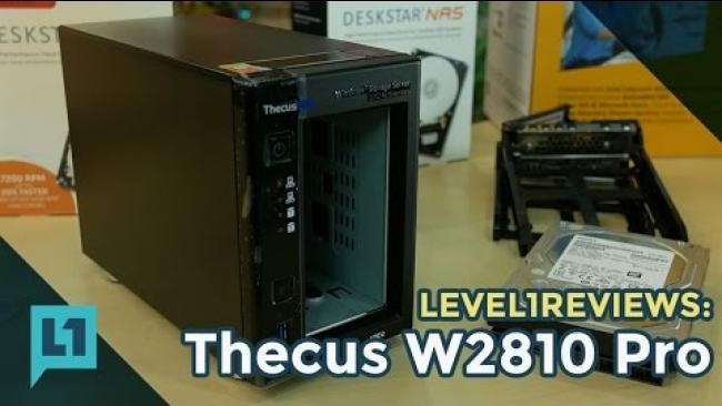 Embedded thumbnail for Level1Reviews: Thecus W2810 Pro