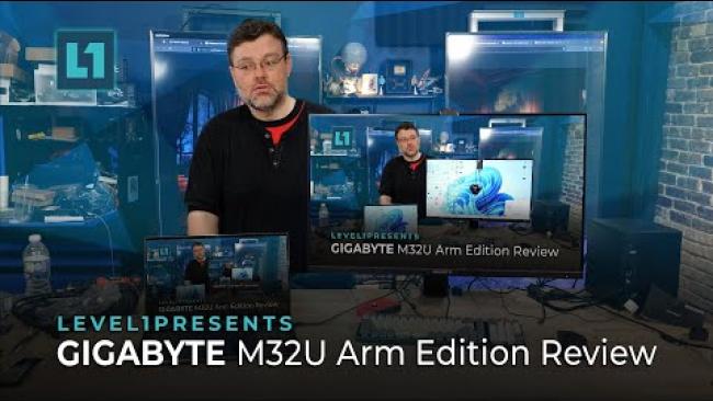 Embedded thumbnail for Built-in KVM! GIGABYTE M32U Arm Edition Review