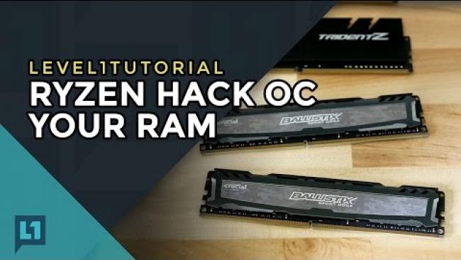Embedded thumbnail for Maximize Ryzen: Overclock RAM for Faster Fabric Speed