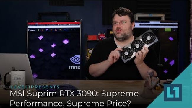 Embedded thumbnail for MSI SUPRIM RTX 3090: Supreme Performance, Supreme Price?