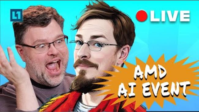 Embedded thumbnail for AMD AI Event w/Craft Computing - AMD MI350/355X Launch, ROCm v7 and more