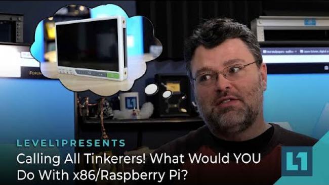 Embedded thumbnail for Calling All Tinkerers! What Would YOU Do With x86/Raspberry Pi? feat. Seeed reTerminal