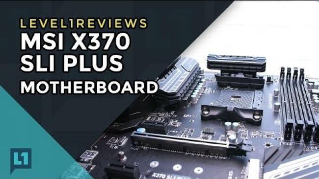 Embedded thumbnail for MSI X370 SLI Plus Ryzen Motherboard Review + Linux Test