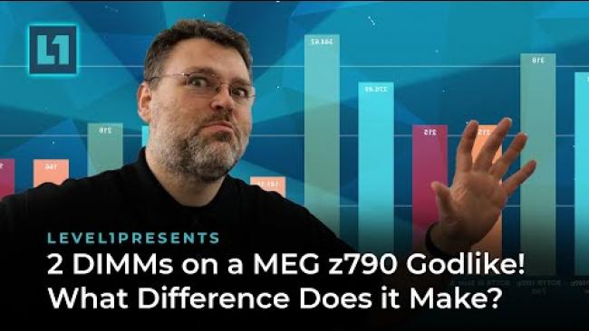 Embedded thumbnail for 2 G.Skill DIMMs on a MEG z790 Godlike! What Difference Does it Make?