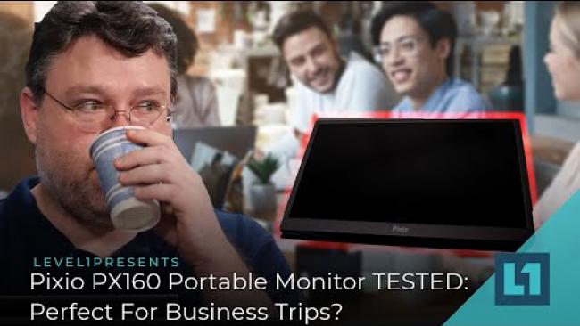 Embedded thumbnail for Pixio PX160 Portable Monitor: Perfect For Business Trips?