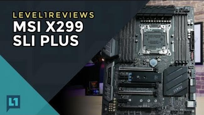 Embedded thumbnail for MSI X299 SLI Plus Motherboard Review + Linux Test