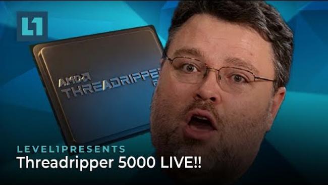 Embedded thumbnail for Threadripper 5000 Launch - Live Chat, and Live Systems